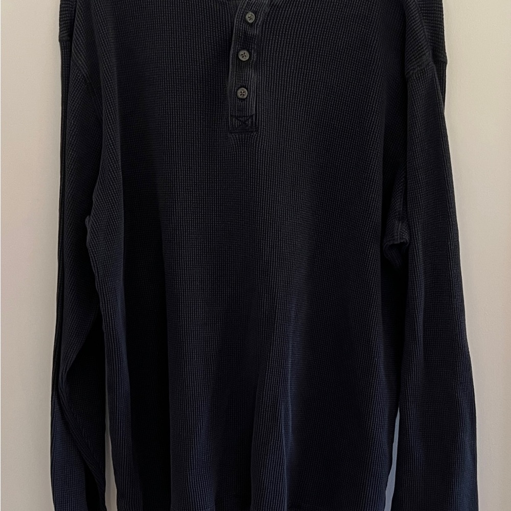 St John’s Bay Long Sleeve Waffle Shirt